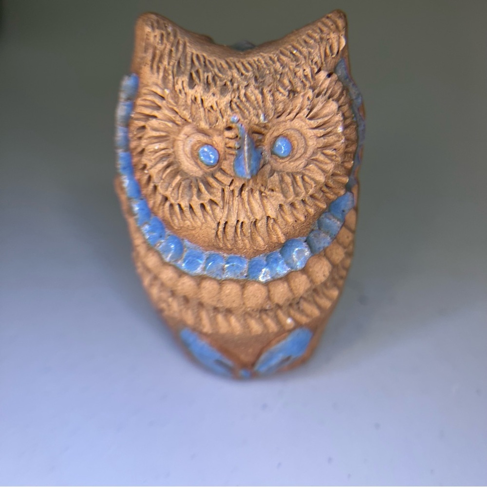 Vintage Elsie Koop Clay and Ceramic Pottery Owl